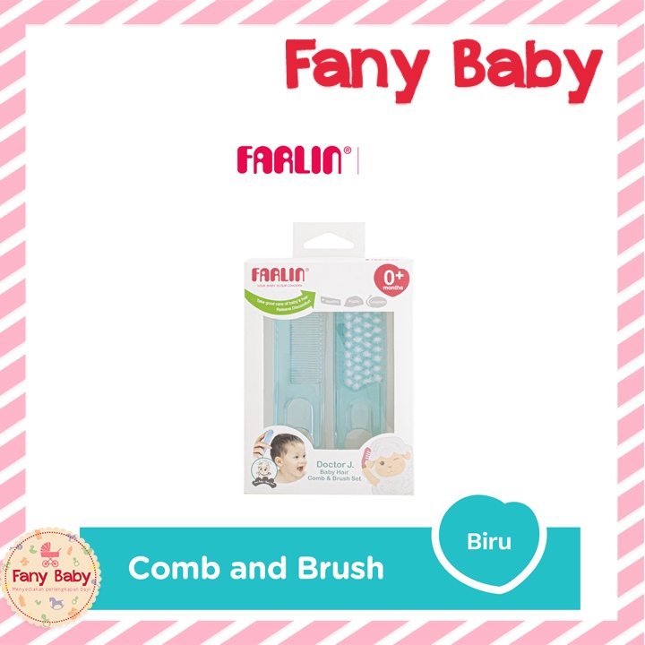 FARLIN BABY HAIR COMB &amp; BRUSH SET [ BF-150 ]