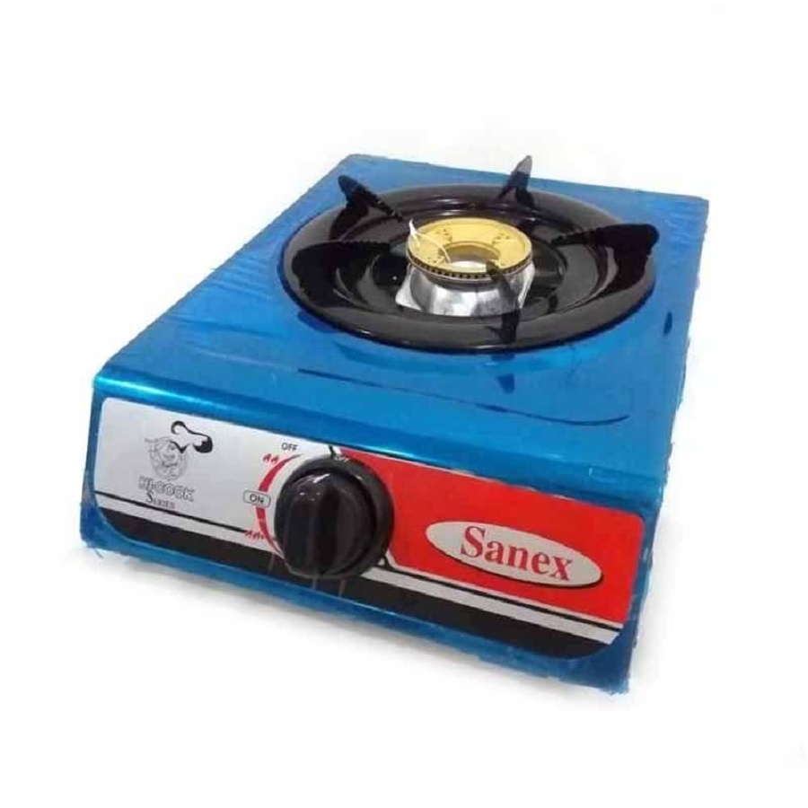 Kompor Gas 1 Tungku Sanex K808S Stainless Steel Api Besar