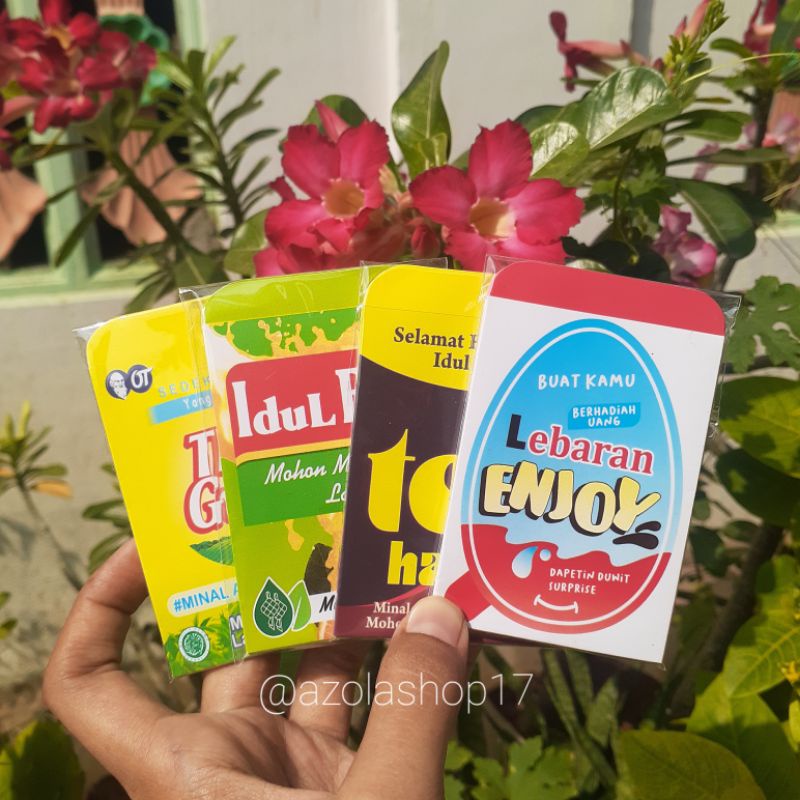 

amplop lebaran snack 1 PACK isi 10pc uk 5,5x9 BISA PILIH MOTIF (siap pakai) 2024