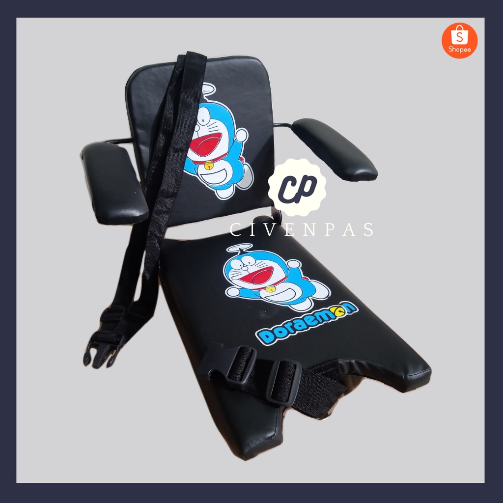 JOK PORTABLE KURSI BONCENG ANAK DI MOTOR MATIC DAN BEBEK