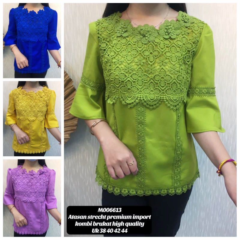 BLOUSE ATASAN CHIBI BAHAN MOSCOW