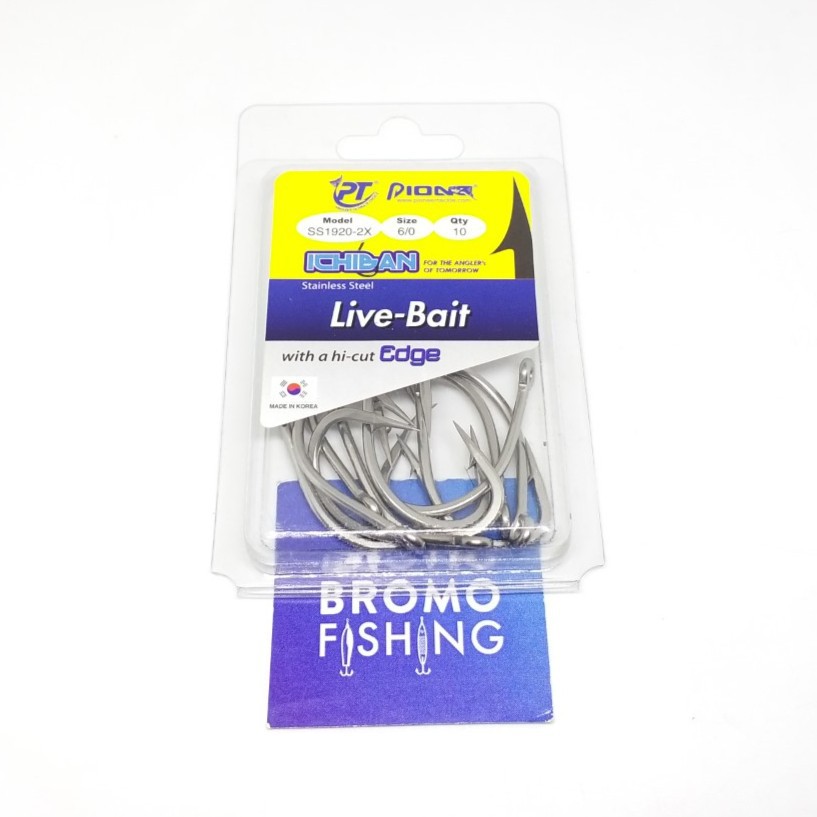 Kail ICHIBAN SS-1920 no. 6/0 PIONEER LIVE BAIT stainless steel