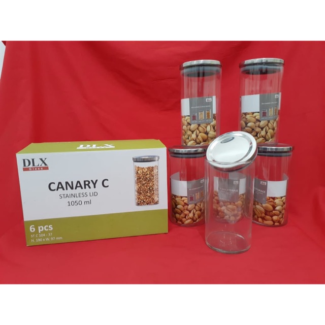 Jual Toples Kaca Dlx Canary C Tutup Stainless Ml Pcs Shopee