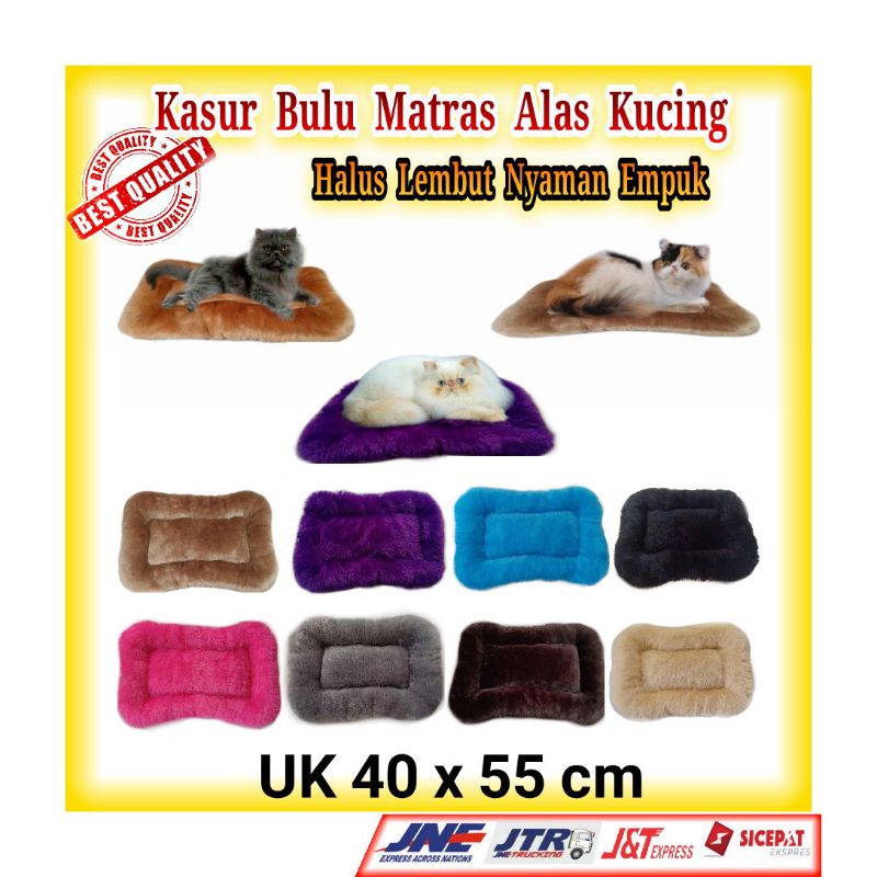 kasur kucing - tempat tidur kucing - kasur bulu korea