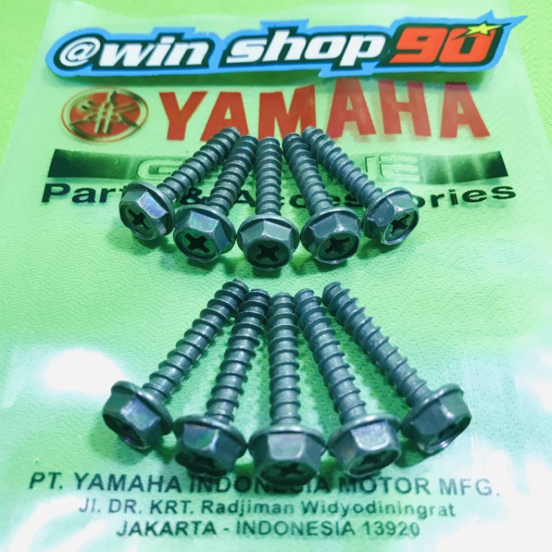 10 PCS Baut Box Filter Yamaha NMAX Aerox Mio J M3 Mio Sporty Mio smile Xeon Soul Gt