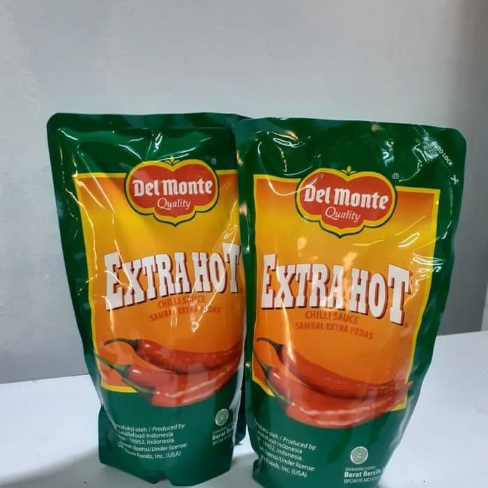 

Delmonte chili sauce extra hot pouch 1 kg