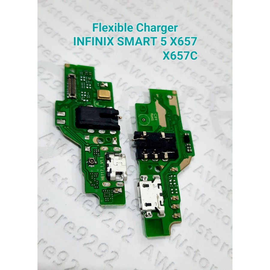 Flexible fleksibel papan PCB con cas con TC Charger  + IC INFINIX SMART 5 X657 X657C