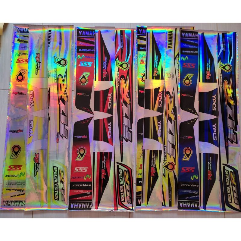 striping sticker Fiz R hologram variasi Fiz R hologram