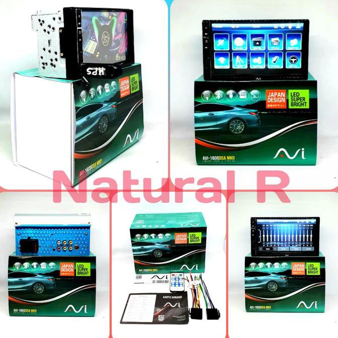 ( BISA COD ) TV MOBIL HEADUNIT AVI 1800 DS MK II BERKUALITAS Kode 1354