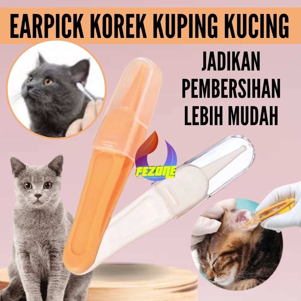 Korek Kuping Alat Pembersih Telinga Kucing Anjing Kelinci Mudah Digunakan FEZONE