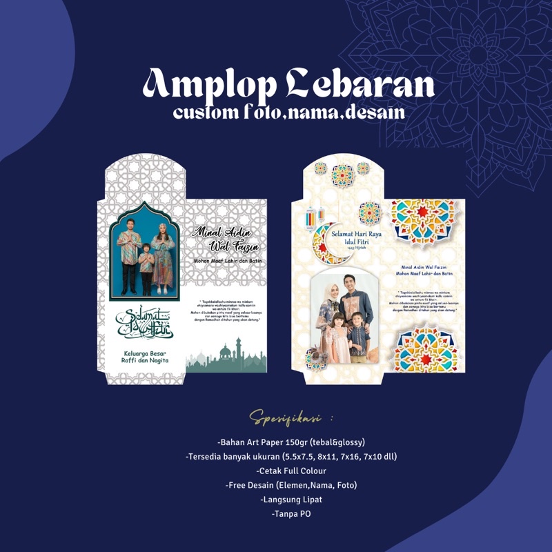 

ANGPAU LEBARAN || AMPLOP LEBARAN || DESAIN AMPLOP LEBARAN || CUSTOM AMPLOP LEBARAN || UKURAN 7x16