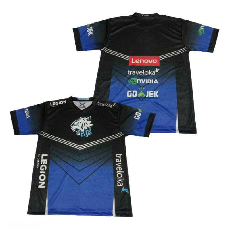 BAJU KAOS JERSEY EVOS ESPORT 2017 MOBILE LEGENDS PUBG FREE FIRE