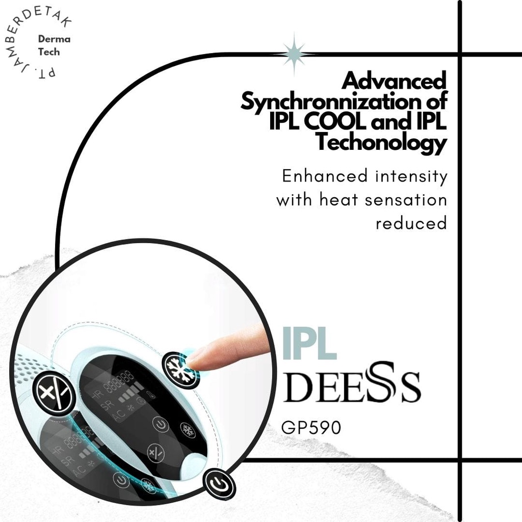 IPL DEESS GP590 ICE COLD UNLIMITED SHOOTS HAIR REMOVAL SKIN REJUVE ACNE TREATMENT DESS DEES