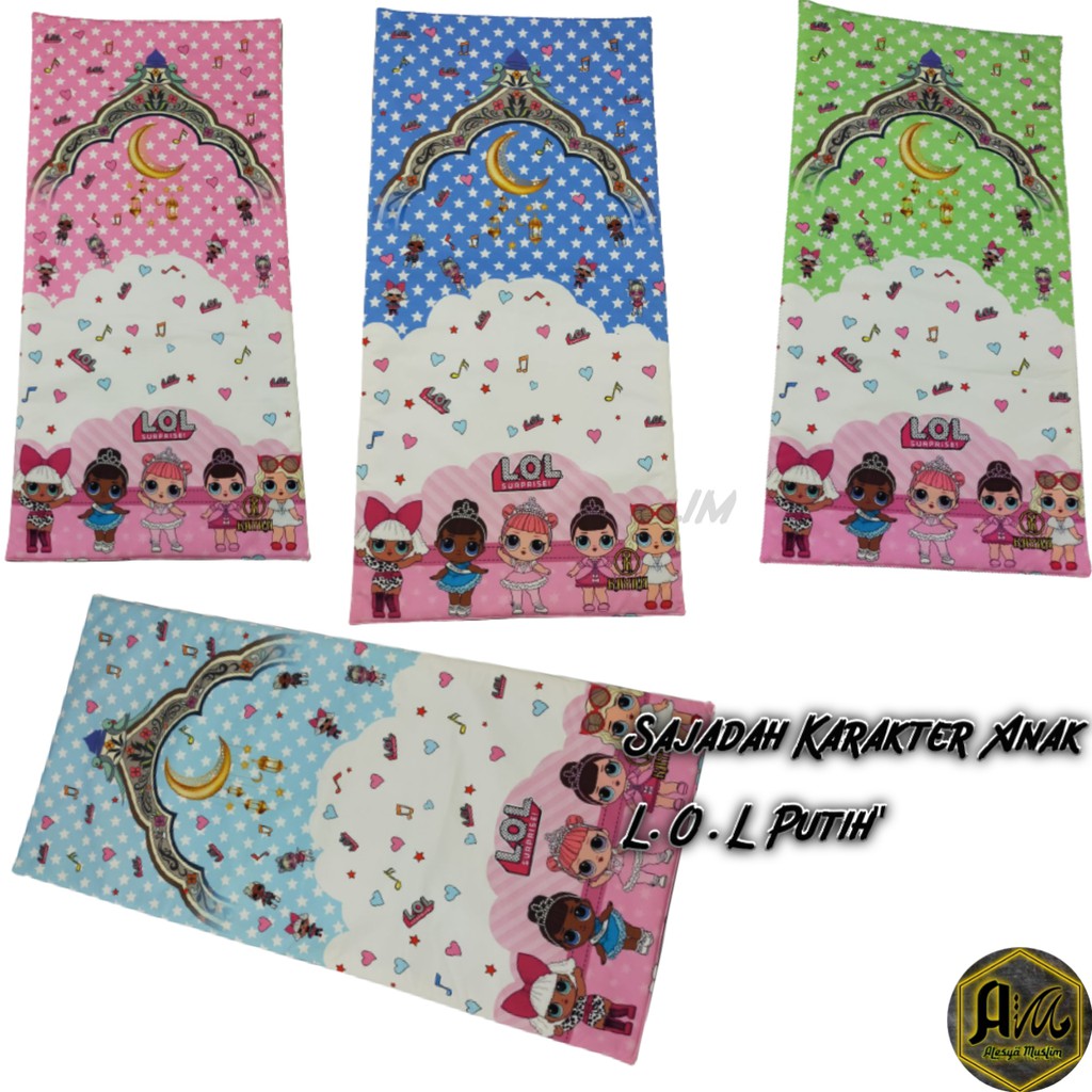Sajadah Karakter Anak LOL/Harga Grosir/Best Seller/Bisa COD-TANPA RUMBAI LOL (1)