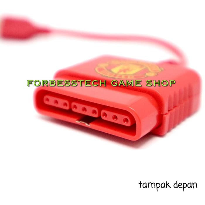 Converter Konverter Single 1 Slot Stik PS2 to PC PS3 Warna Logo Bola