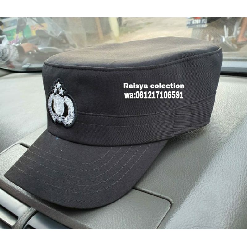 topi pilkep terbaru/ topi pilkep bintara /topi polisi model terbaru