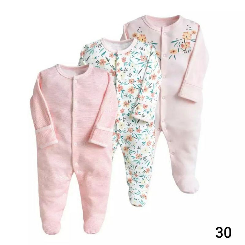 Mamas Papas Sleepsuit/ Sleepsuit 3in1 mamas and papas/ baju tidur bayi