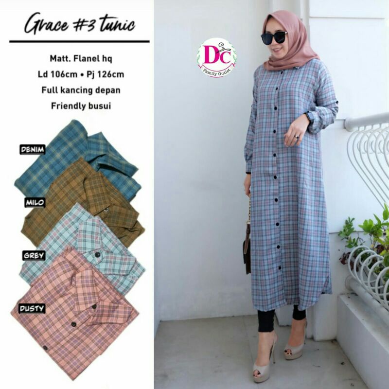 GRACE #2  dan # 3 Tunik Long II DC