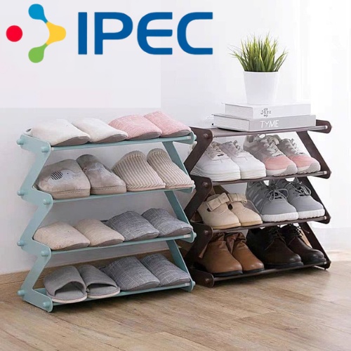 Rak Sepatu 4 Susun Shoe Rack Sandal Holder Mudah Bongkar Pasang Rak Buku Serbaguna Storage 4604