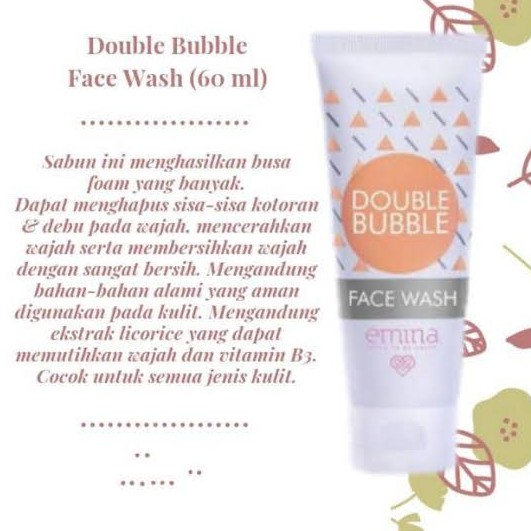 Emina Bright Stuff // Double Bubble Face Wash 60 ml