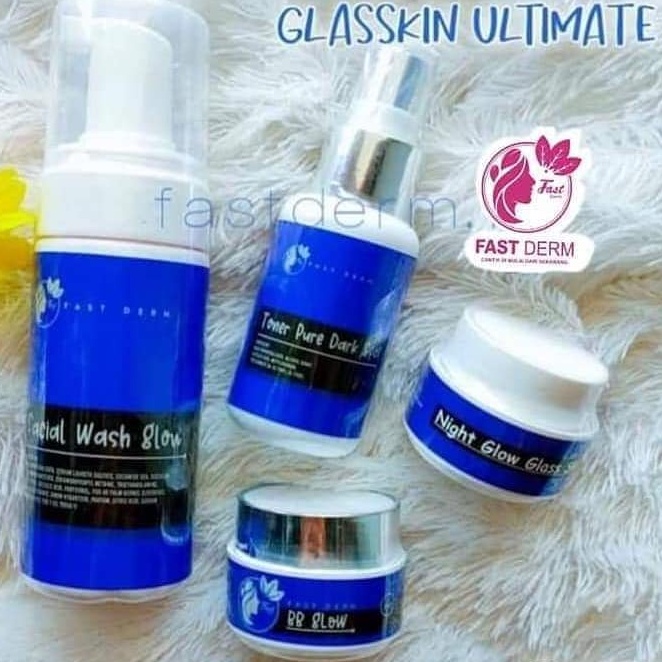 FAST DERM ULTIMATE PAKET  GLOW GLASSKIN ULTIMATE FAST DERM BEAUTY FASTDREM ORIGINAL - UNTUK KULIT NO