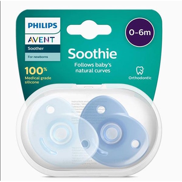 PHILIPS AVENT Soother Heart Blue 0-6M SCF099/21 Pacifer Empeng Bayi