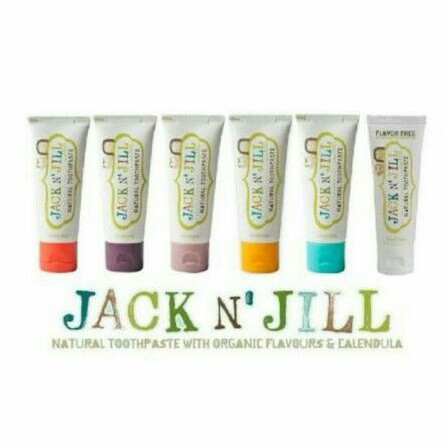 Jack N Jill Natural Toothpaste 50g / Pasta Gigi Bayi Anak / Odol Bayi