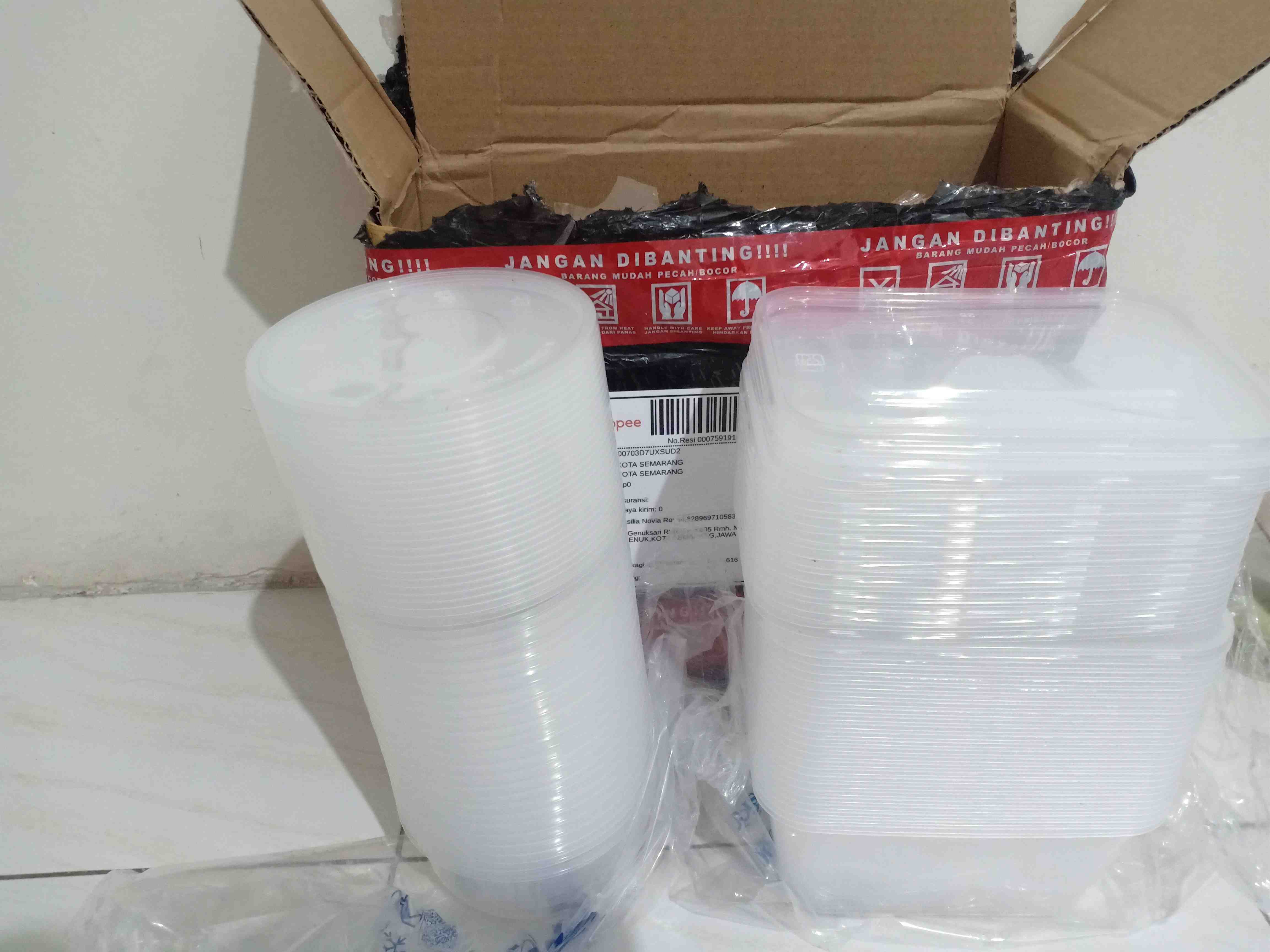 Sendok Makan Plastik - Putih