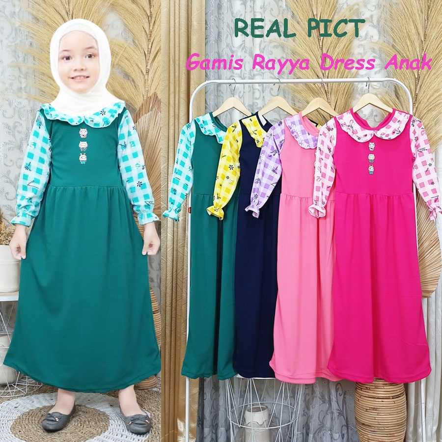 GAMIS RAYYA DRESS ANAK 3-12Tahun GL FASHION