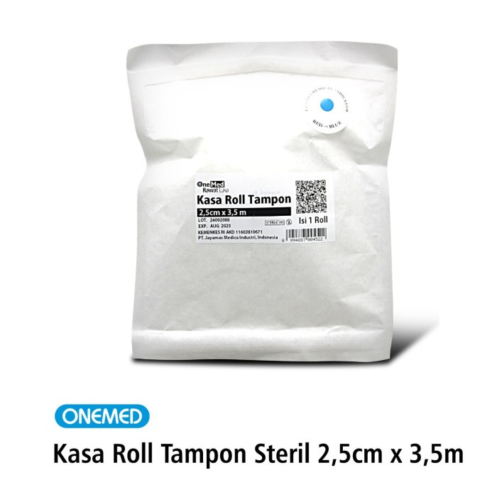 Kasa Roll Tampon Steril 2.5 cm x 3.5 m Onemed OJ