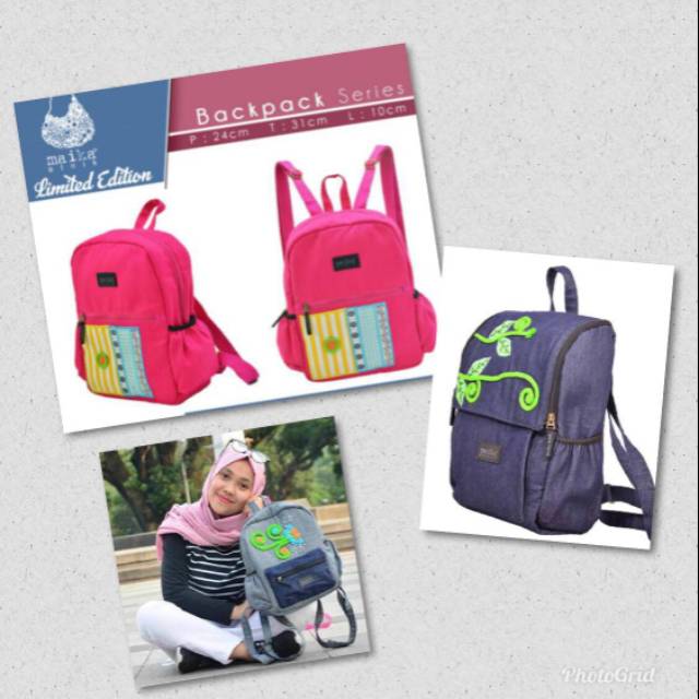 Backpack tas Ransel Maika Etnik Murah