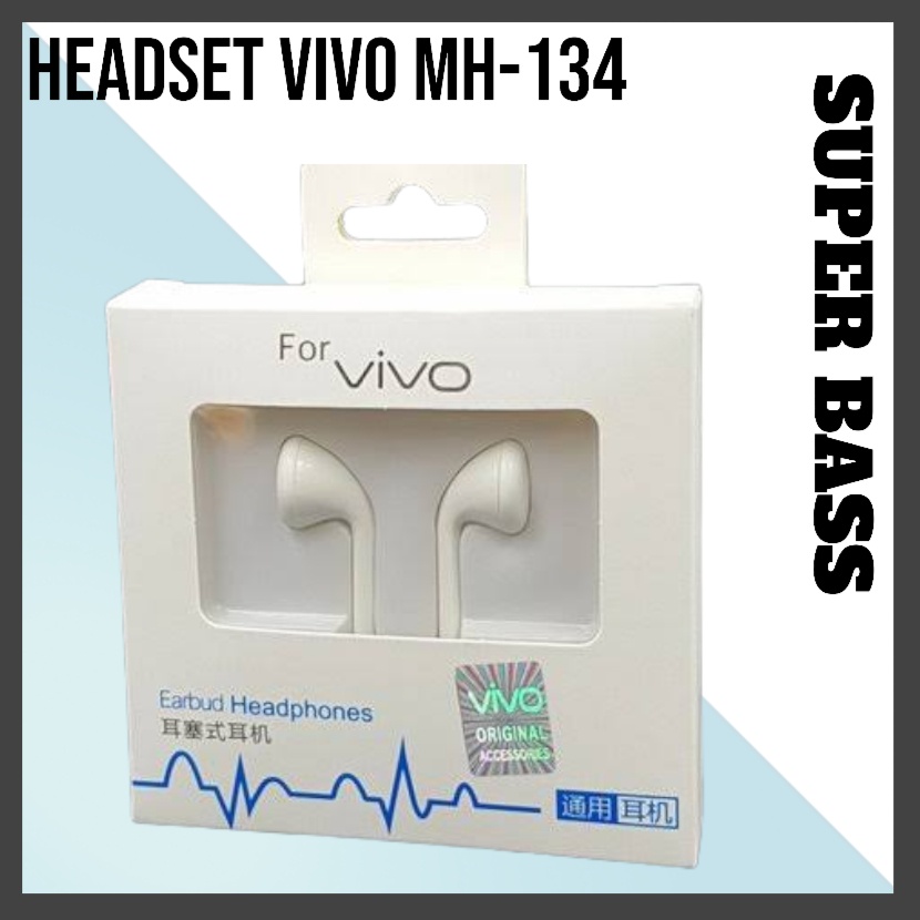 Original Headset MEGA BASS heansfre VIVO MH133 EXTRA BASS earbud headphone stereo