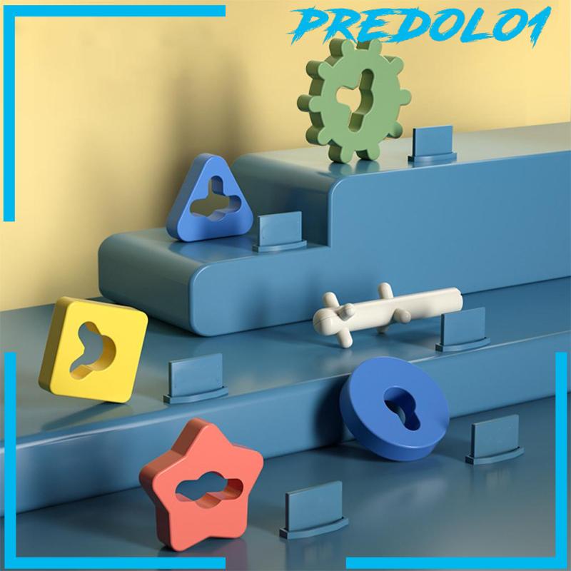 [PREDOLO1] Children Shape Sorter Educational Toys for Boy and Girl 1 2 3 Years Old