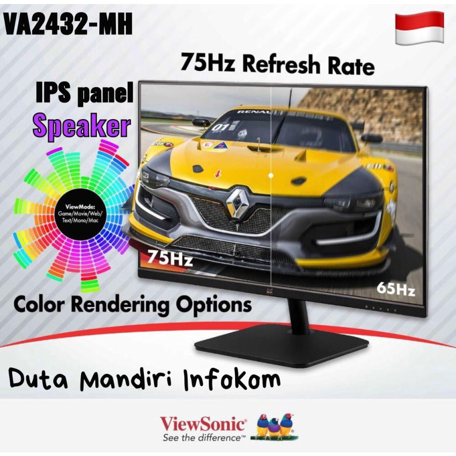 Monitor ViewSonic VA2432-MH 24inch IPS FHD 75 4ms / ViewSonic VA2432