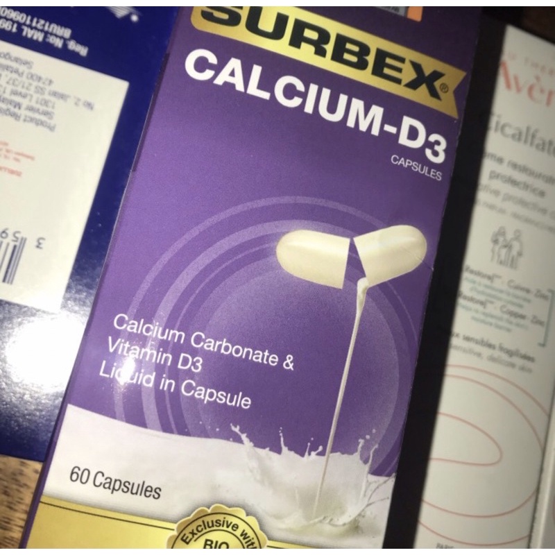 Surbex Calcium D3 IMPORT isi 60 EXP 2025 TERMURAH