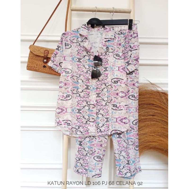 SET KATUN RAYON PAJAMAS