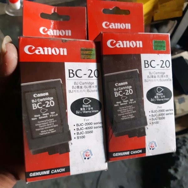 Tinta Canon BC-20 Black Original