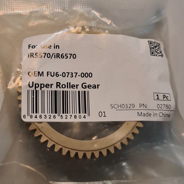 Gear 52T Mesin Fotokopi Canon IR 6570/5075/5050 FU6-0737-000 Oem China