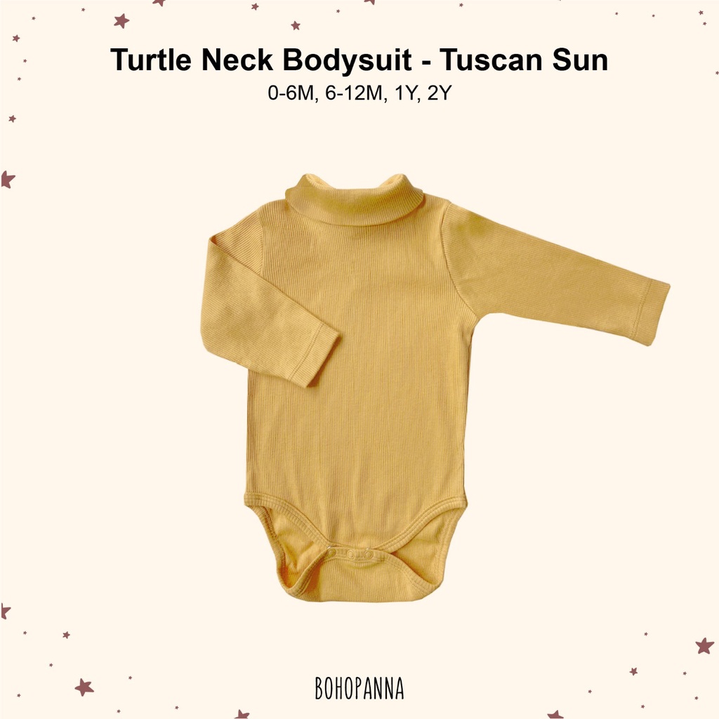 BOHOPANNA Turtle Neck Bodysuit Jumper Bayi 0-2 Tahun