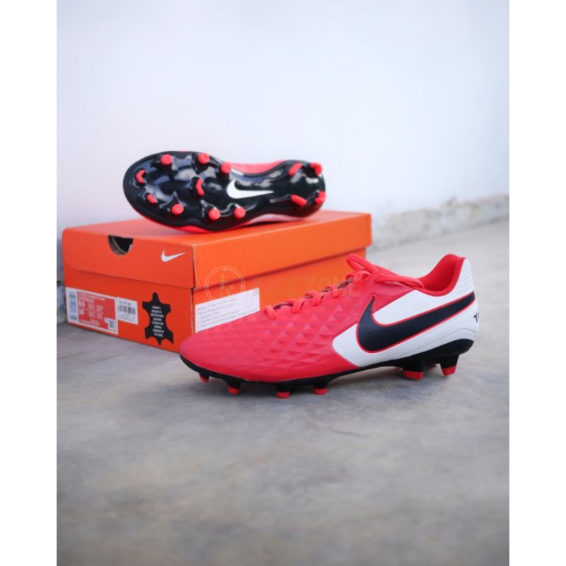 Sepatu Bola Nike Legend 8 Academy FG MG Red White Original AT5292606 Nike Tiempo