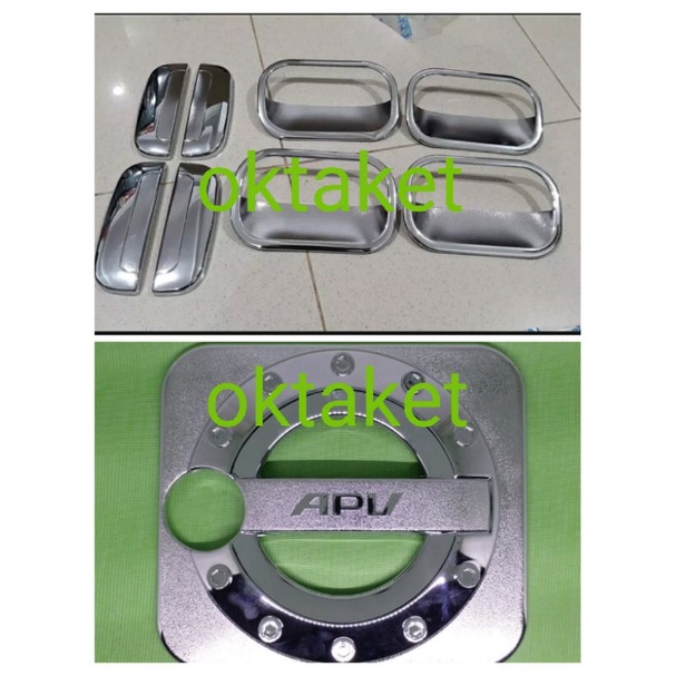 paket outer handle tank cover APV chrome