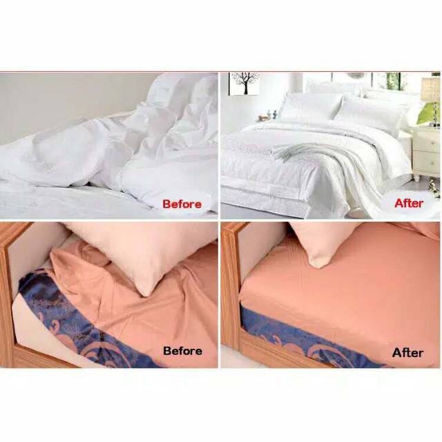 WJ132 Pengait Sprei Karet Jepitan Sudut Sprei Sheet Gripper (1pack isi 4pcs)