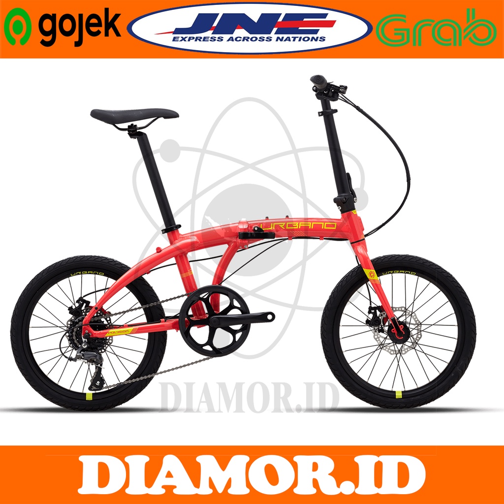 Sepeda Lipat 20 inch  Polygon Urbano 3 ALX FOLDABLE Shimano 8 Speed
