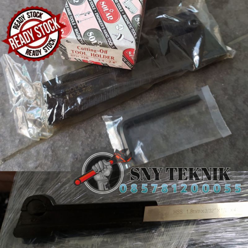 Original Stang Jepit Pahat Pisau Bubut HOLDER BIT HSS 3/4" - 7/8" inci