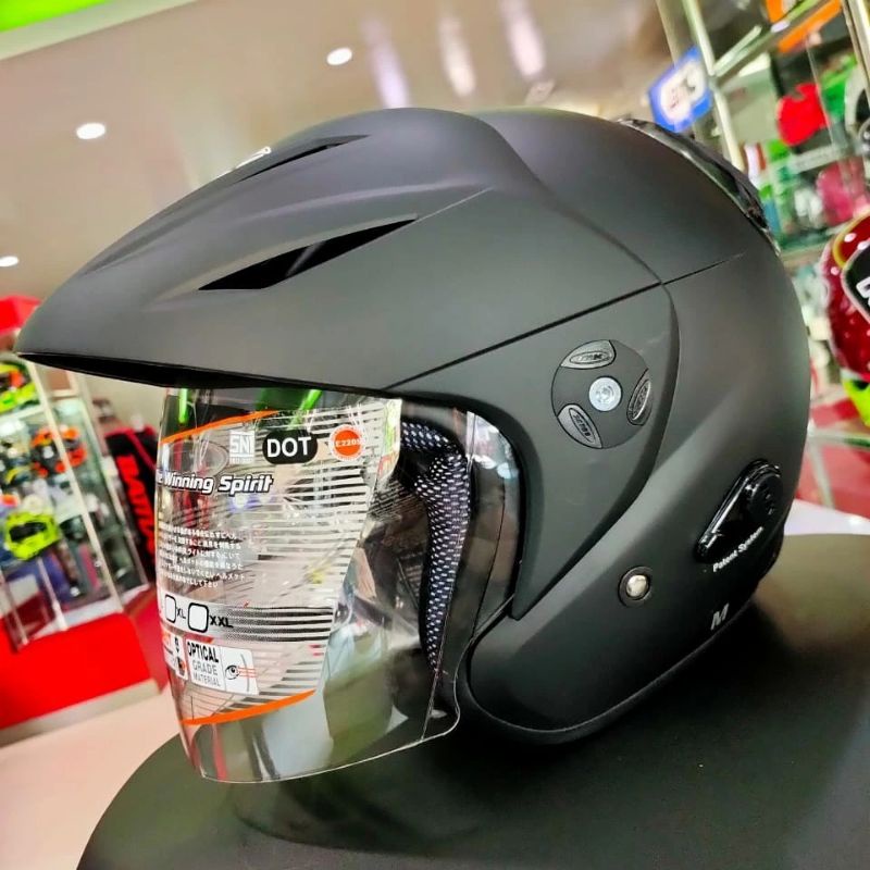 HELM INK CX25 BLACK DOFF ORIGINAL HELM INK CX 25 HITAM DOFF ORI HELM INK TOPI HITAM DOFF ORIGINAL