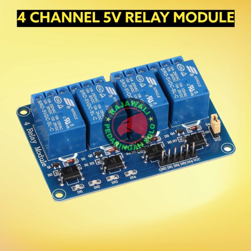 Jual Relay Module Channel V Arduino Raspberry Nodemcu Iot Indonesia Shopee Indonesia