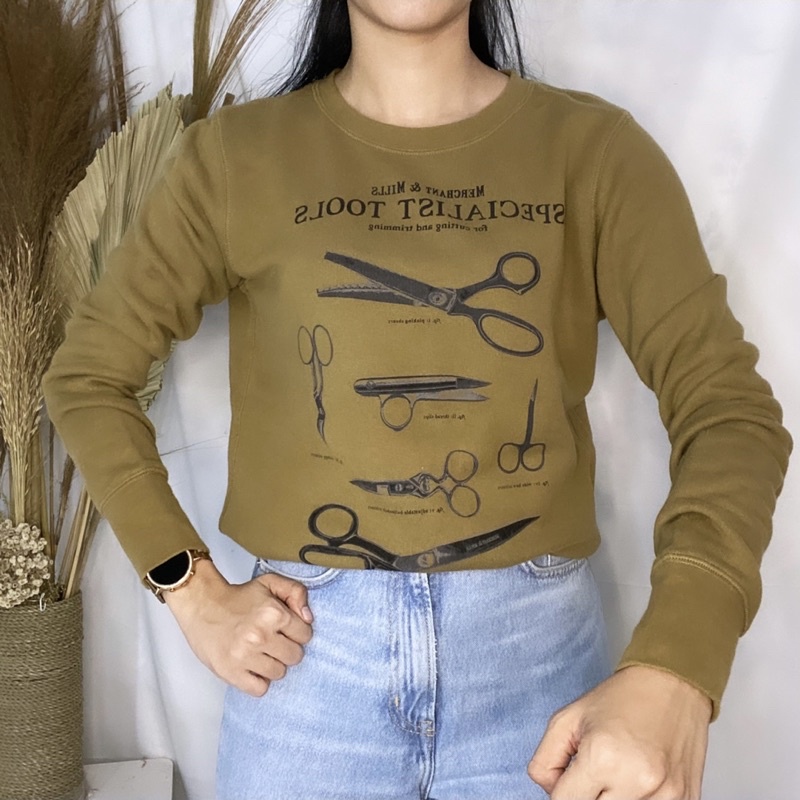 CREWNECK UNIQLO BROWN