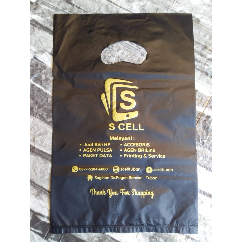 Free Desain Sablon plastik packing Uk.30x40cm Gratis Desain Minim 100/sablon plastik olshop/sablon plastik shopping bag/sablon plastik custom/plastik sablon