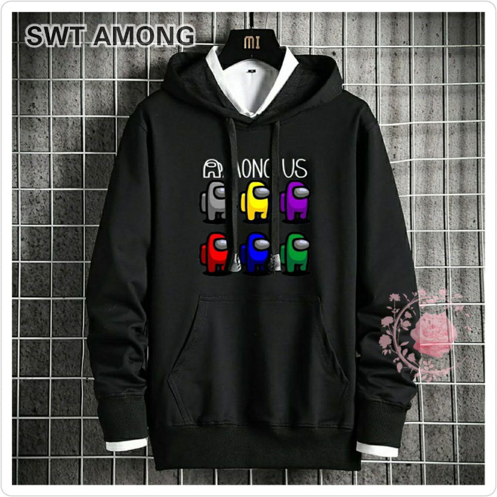 SWEATER HOODIE AMONG US / UNISEX LENGAN PANJANG CASUAL