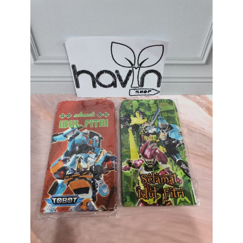 AMPLOP LEBARAN ukuran. S (5.5cm X 9cm)/ANGPAO IDUL FITRI uk. S-Tobot